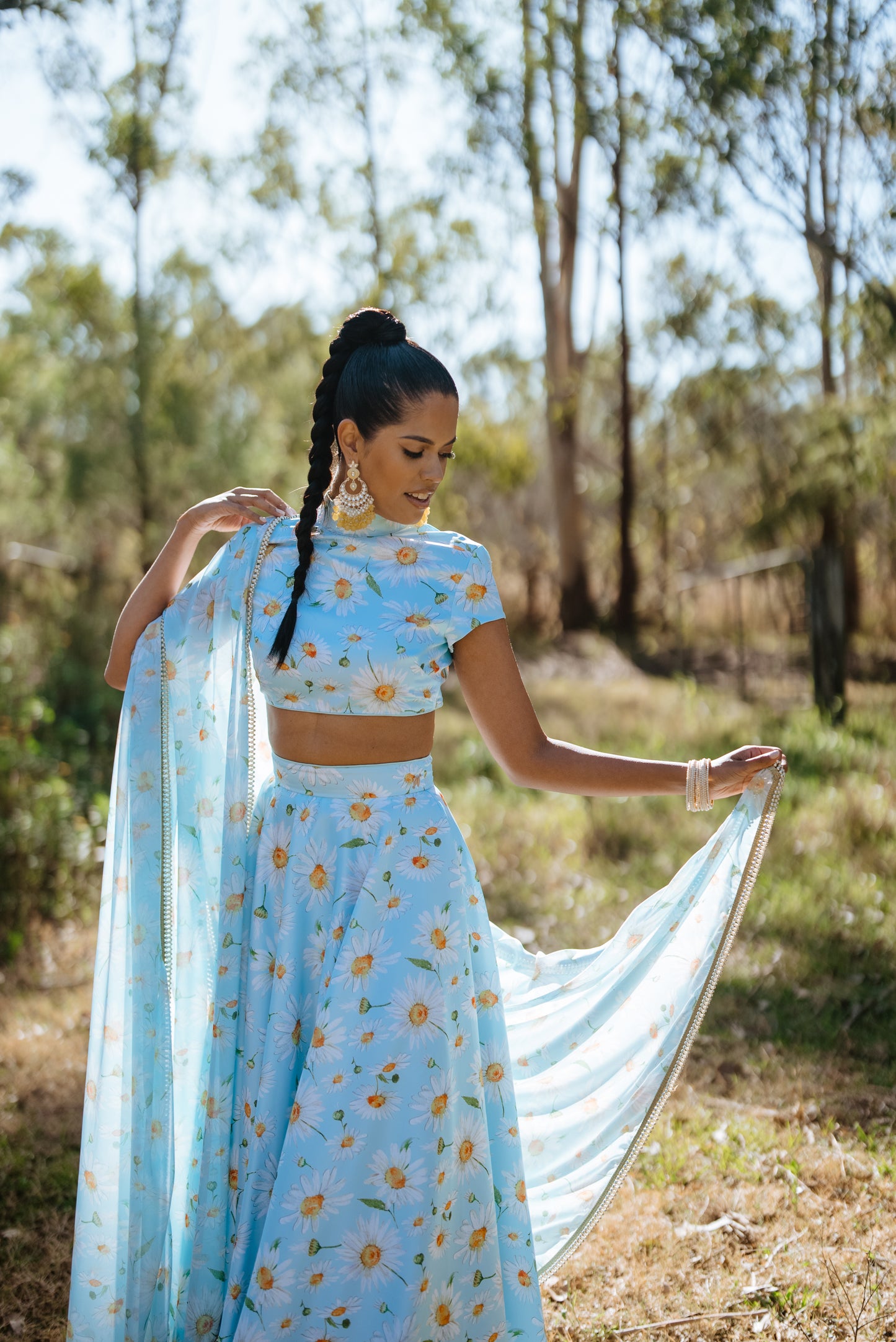 Sky Blue Dupatta