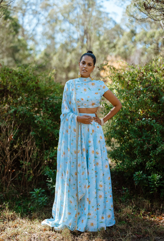 Sky Blue Dupatta