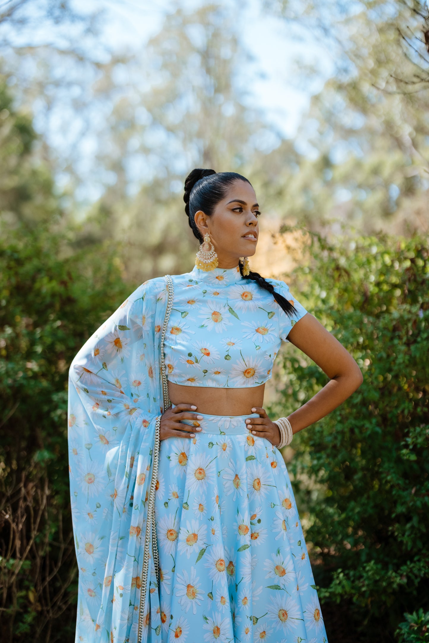 Amaya Sky Blue Blouse