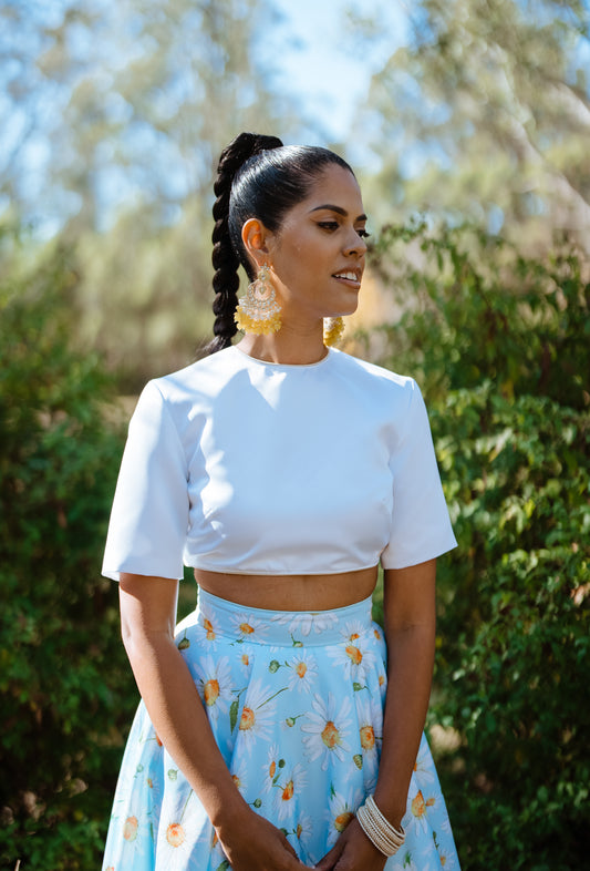 Jiya Snow White Blouse