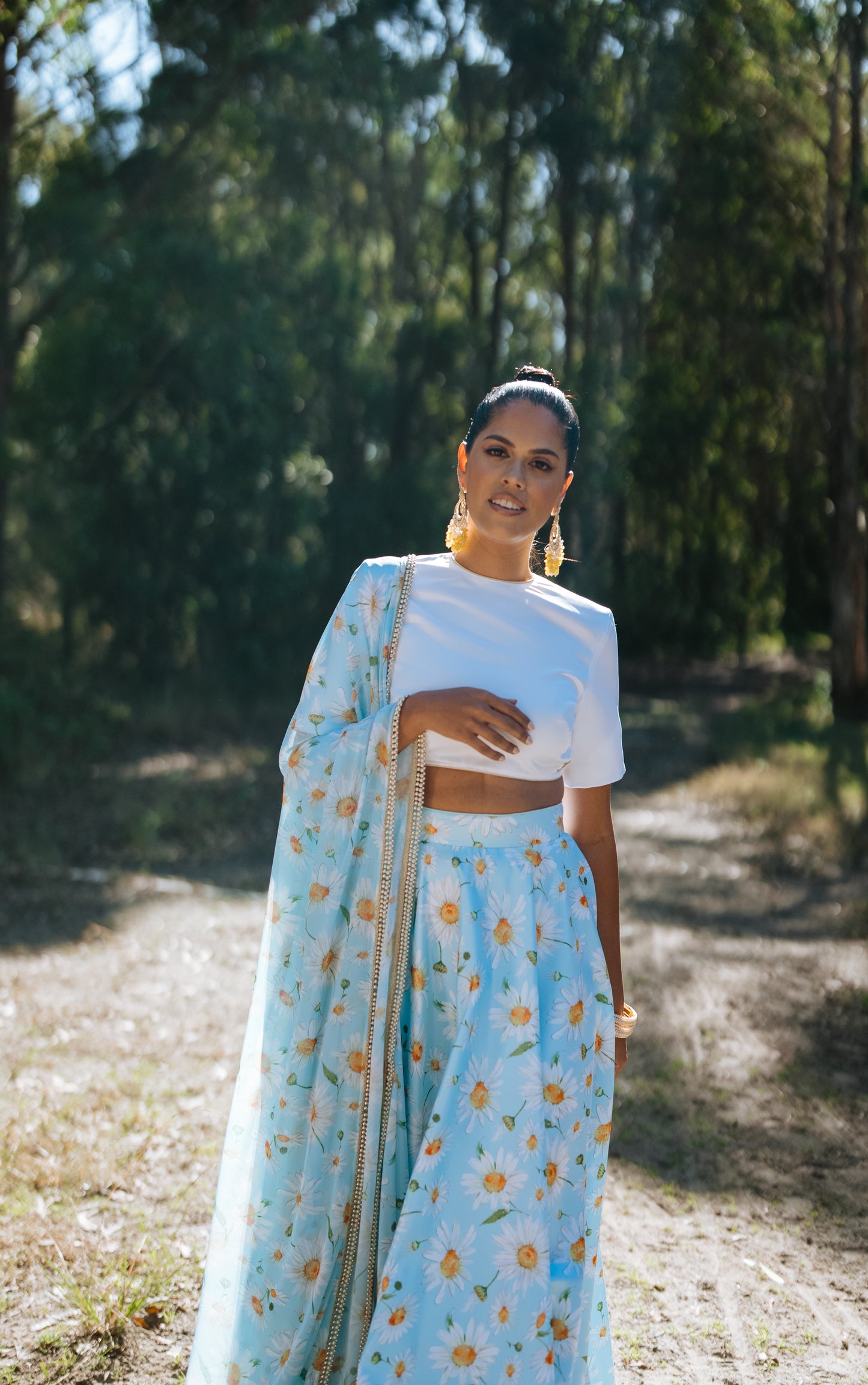 Sky Blue Dupatta