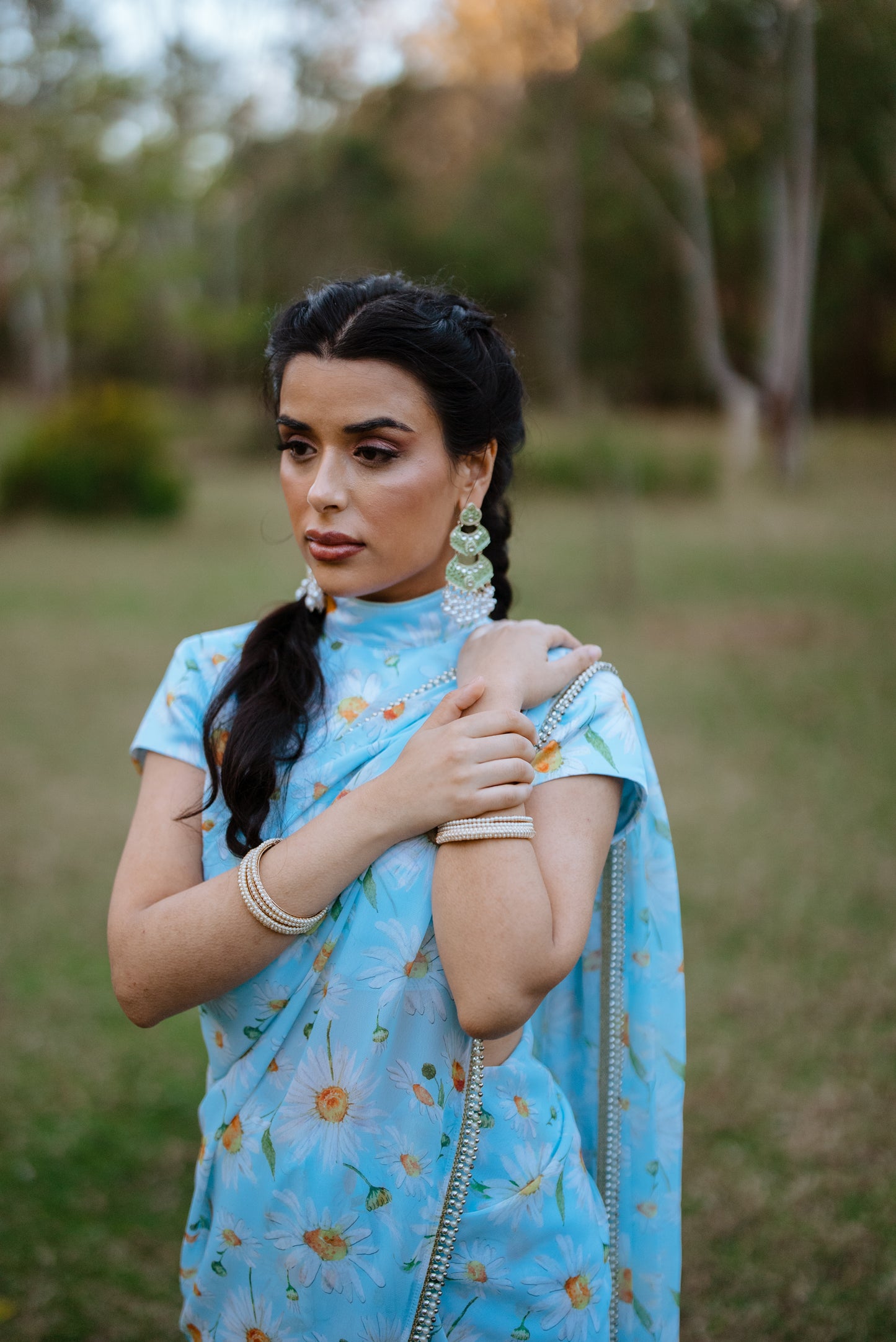 Amaya Sky Blue Blouse