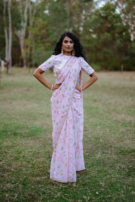 Petal Pink Sari